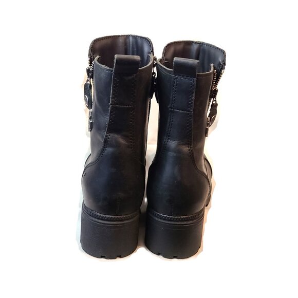Harley-Davidson sz 8 Amherst D84236 Twin Zip Short Boots Leather Motorcycle Bike - Picture 12 of 16